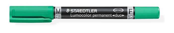 Alkoholos marker, 0,6/1,5 mm, kúpos, kétvégű, STAEDTLER 