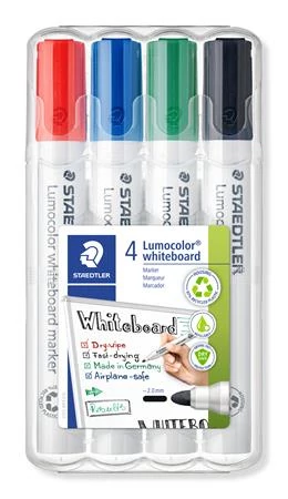 Táblamarker készlet, 2 mm, kúpos, STAEDTLER 