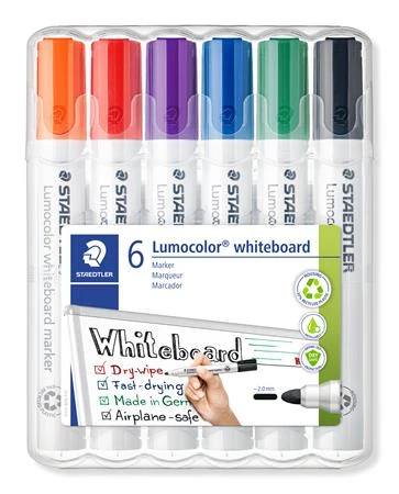 Táblamarker készlet, 2 mm, kúpos, STAEDTLER 