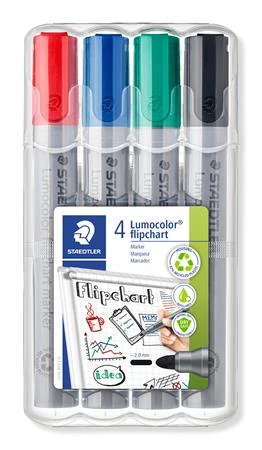 Flipchart marker, 2 mm, kúpos, STAEDTLER 