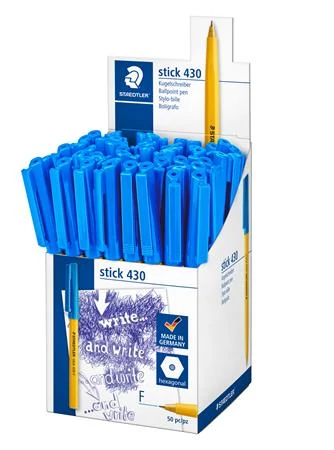 Golyóstoll, 0,3 mm, kupakos, STAEDTLER 