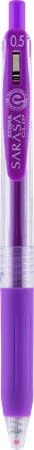 Zseléstoll, 0,33 mm, nyomógombos, ZEBRA Sarasa Clip, lila