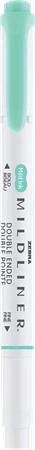 Szövegkiemelő, 1,0/3,5 mm, kétvégű, ZEBRA Mildliner Fluorescent, türkiz