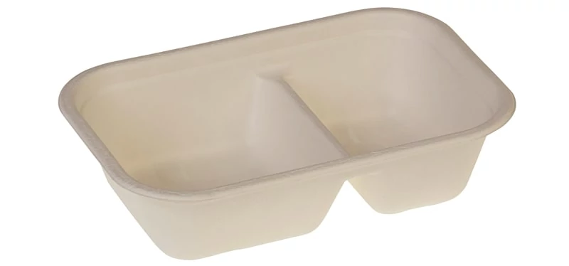 Cukornád tál 1000ml, négyszögletes, két részes, 229x153x57mm
