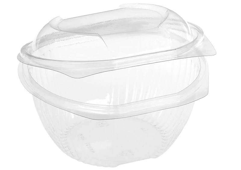 PLA Salátás Tál, 1000 ml, Csuklós Fedővel