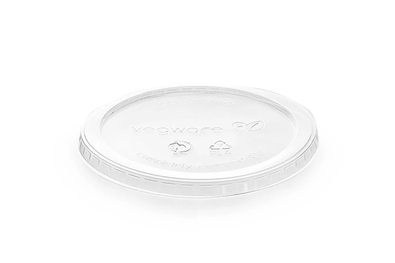 Vegware PLA kerek deli fedél (8 - 32oz deli) - 227-909 ml