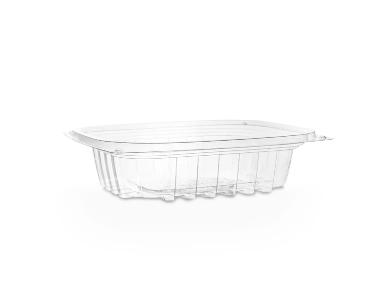 Vegware 8oz téglalap alakú PLA deli tartóedény (150 x 124 x 38 mm)