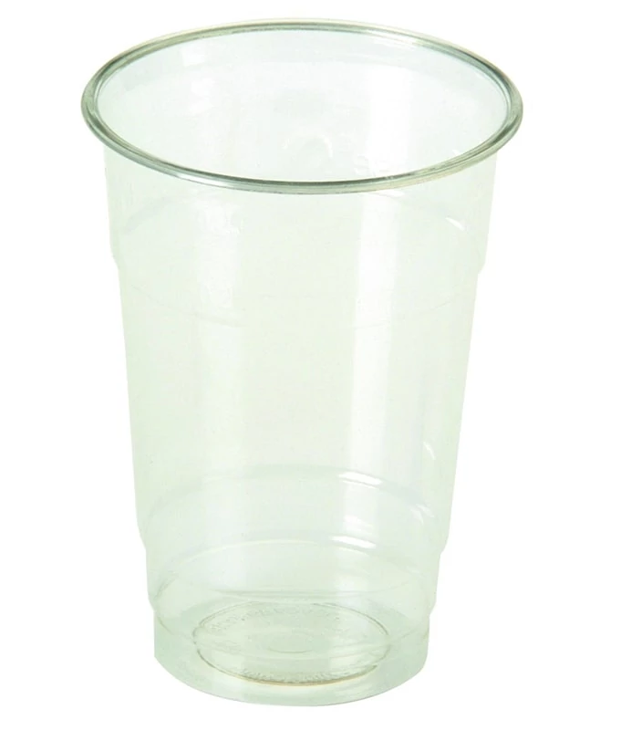 Átlátszó PLA pohár 2/2.5dl, átmérő 76mm