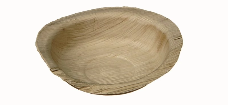 Pálmalevél szószos tányér 12cm, kerek