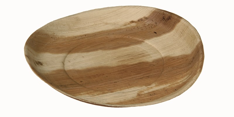 Pálmalevél tányér, kerek 26cm