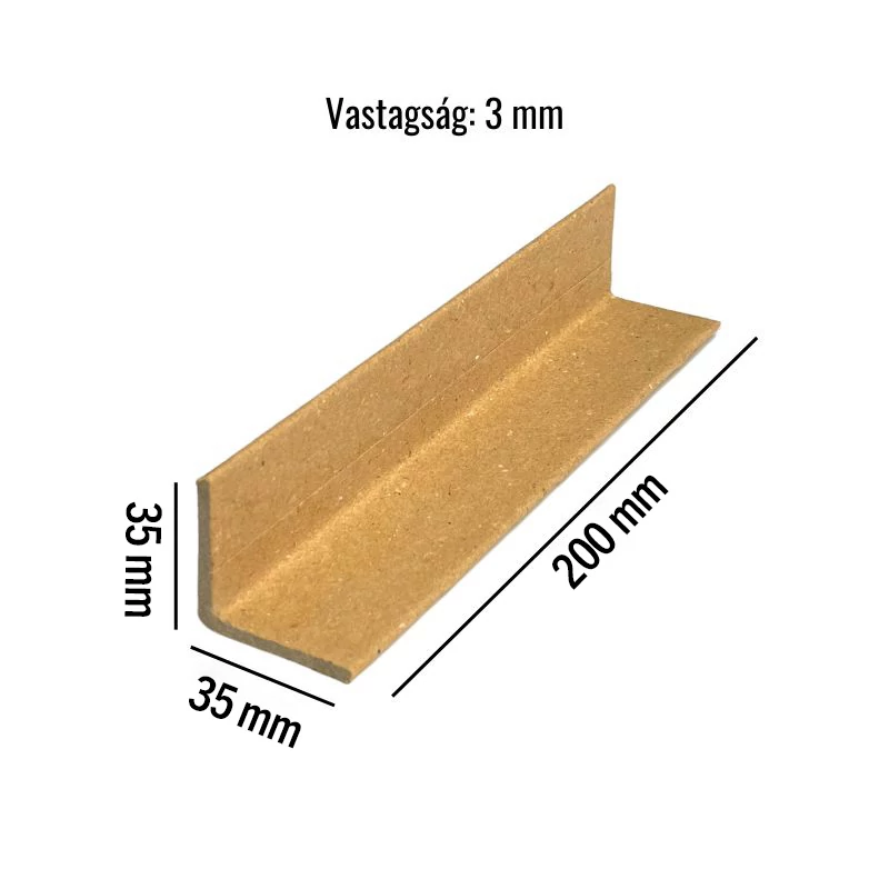 Élvédő papír 35x35x3x200 mm